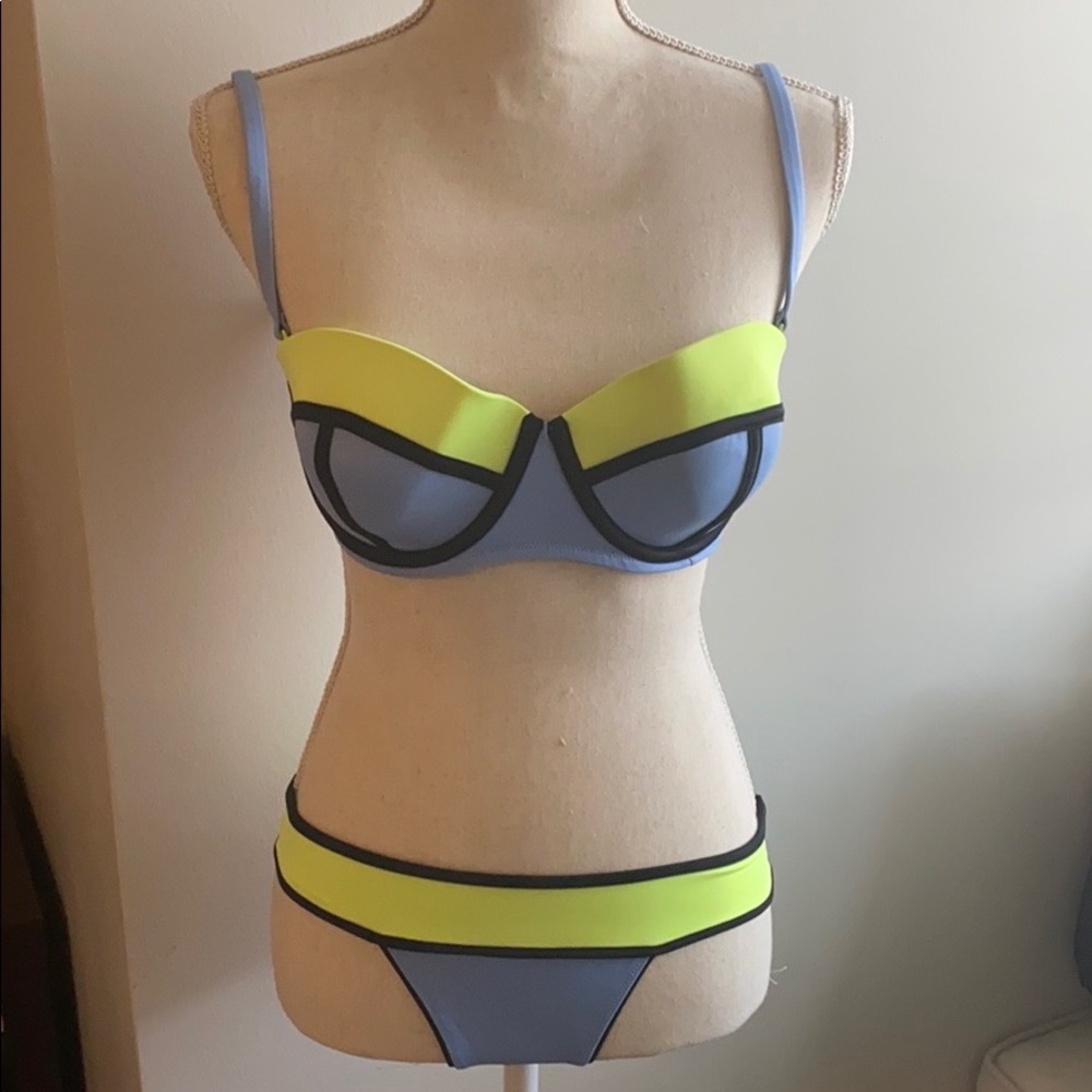 Victoria Secret color block bikini